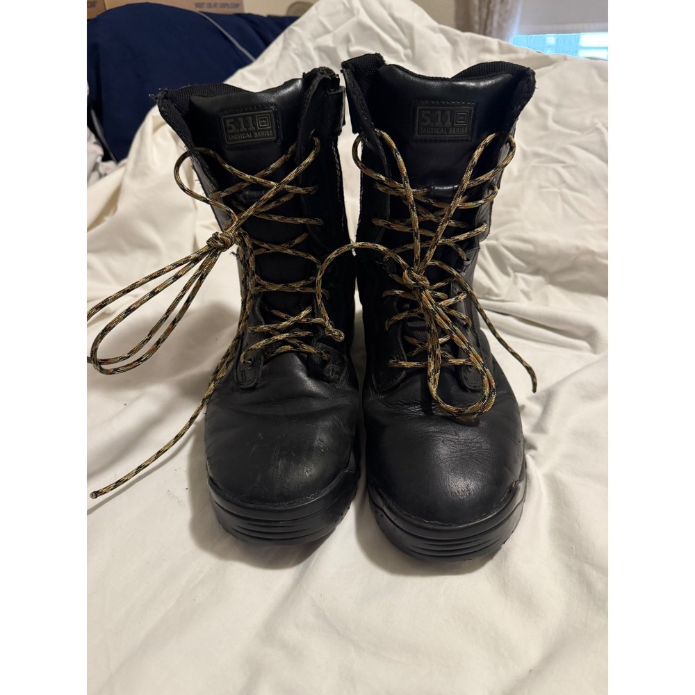 5.11 Tactical ATAC Storm 8 Side Zip Mens 9.5 Black 12004